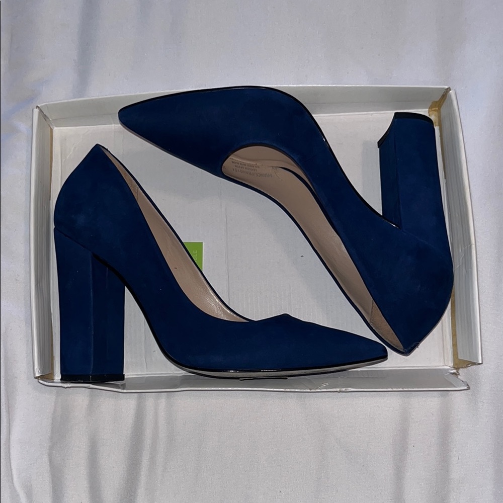 Elegant Blue Women's Heels
